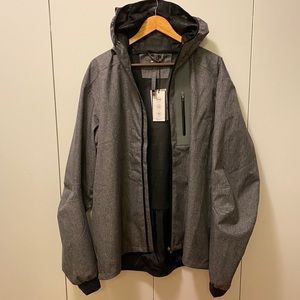 Men’s Peloton Hooded Ride Jacket: Grey, XL